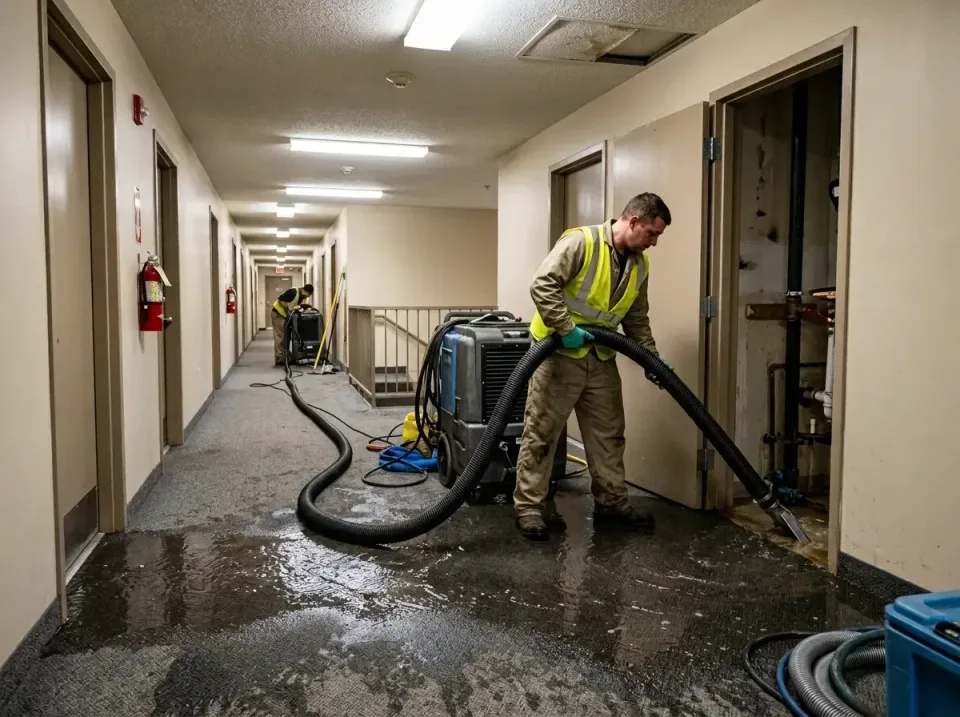 multi-unit-apartment-hallway-f-005 — frequently asked questions, Emergency Burst Pipe Water Extraction & Removal in Rio Gran…